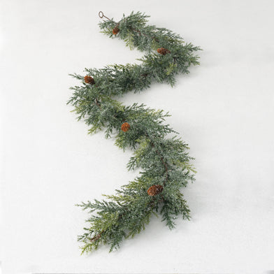 Frosted Arborvitae Garland