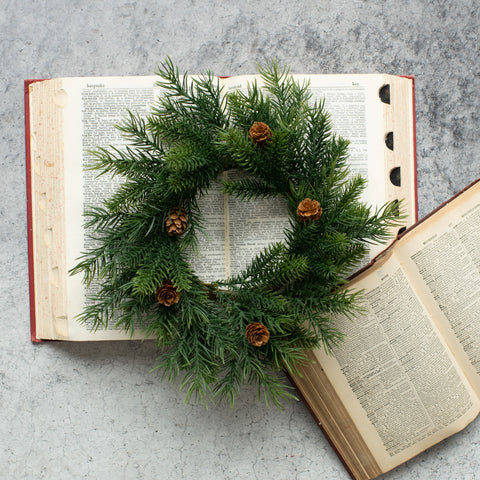 Norfolk Island Pine Candle RIng - 11"