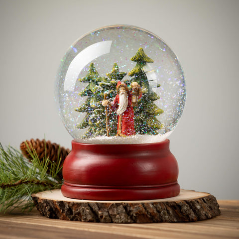Olde World Santa Water Globe