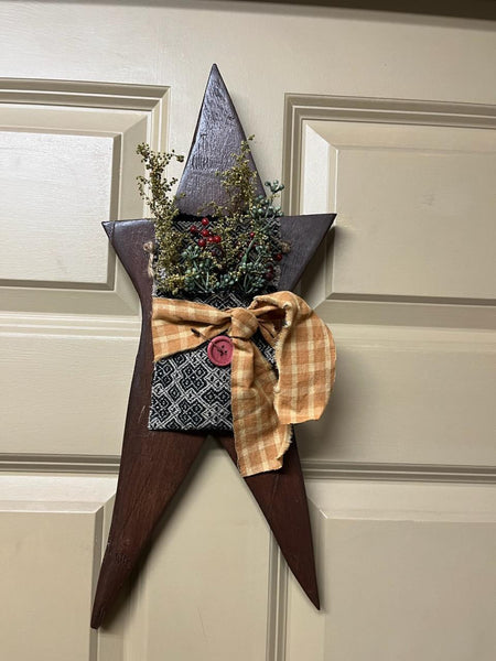 Wooden Barn Star - Primitive - 18"