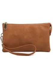 Crossbody Wristlet / Brown