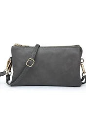 Crossbody Wristlet /  Charcoal