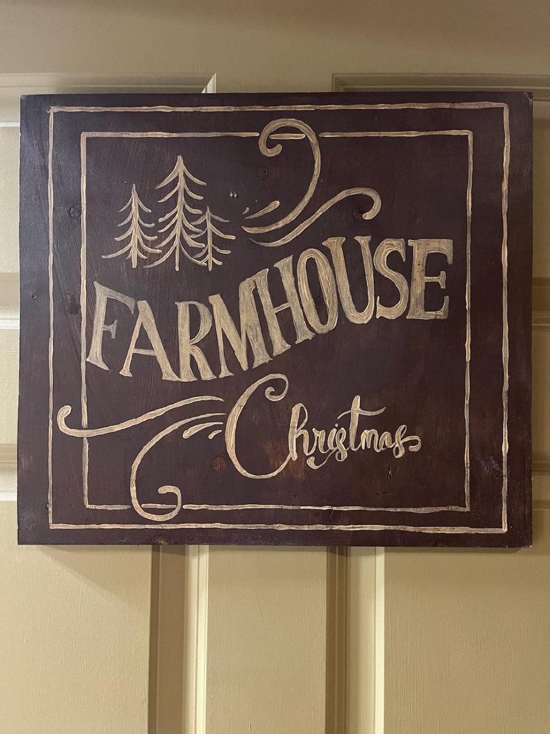 Farmhouse Christmas Sign