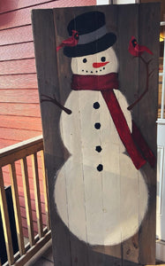 Holiday Porch Door - Snowman Store Pickup Only