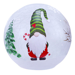 Gnome Globe with Candy Cane