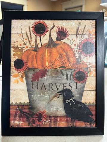 Pumpkin Harvest Bucket - Print