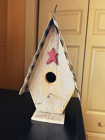 Bird House With  Star