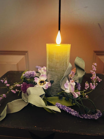 Lavender & Thistle Candle Ring