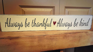 Always Thankful - White