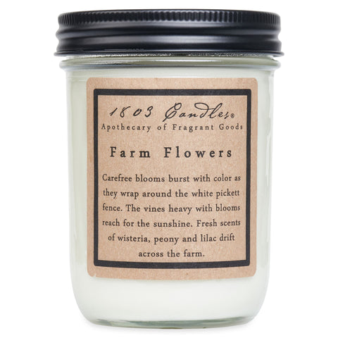 1803 Candle: Farm Flowers