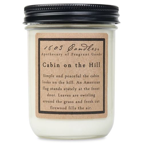 1803 Candle: Cabin On The Hill