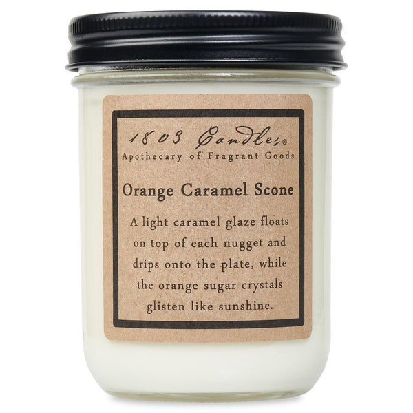 1803 Candle: Orange Caramel Scone