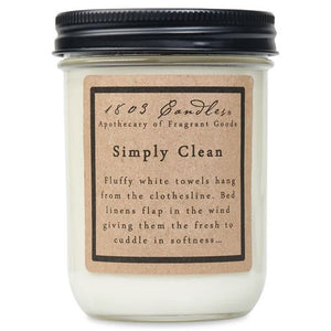 1803 Candle: Simply Clean