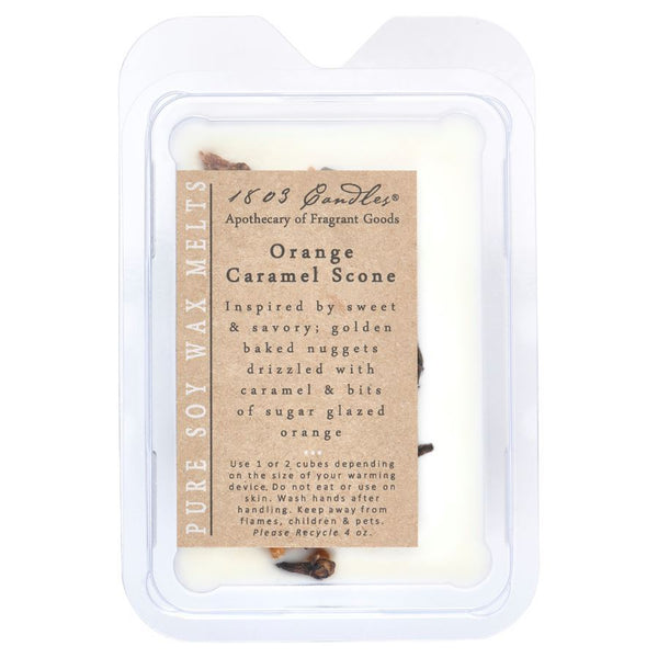 1803 Candle: Orange Caramel Scone