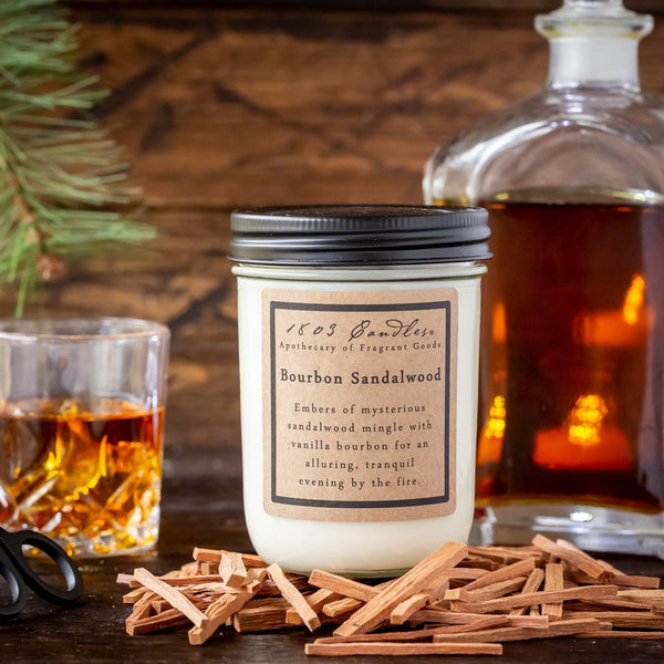 1803 Candle: Bourbon Sandalwood