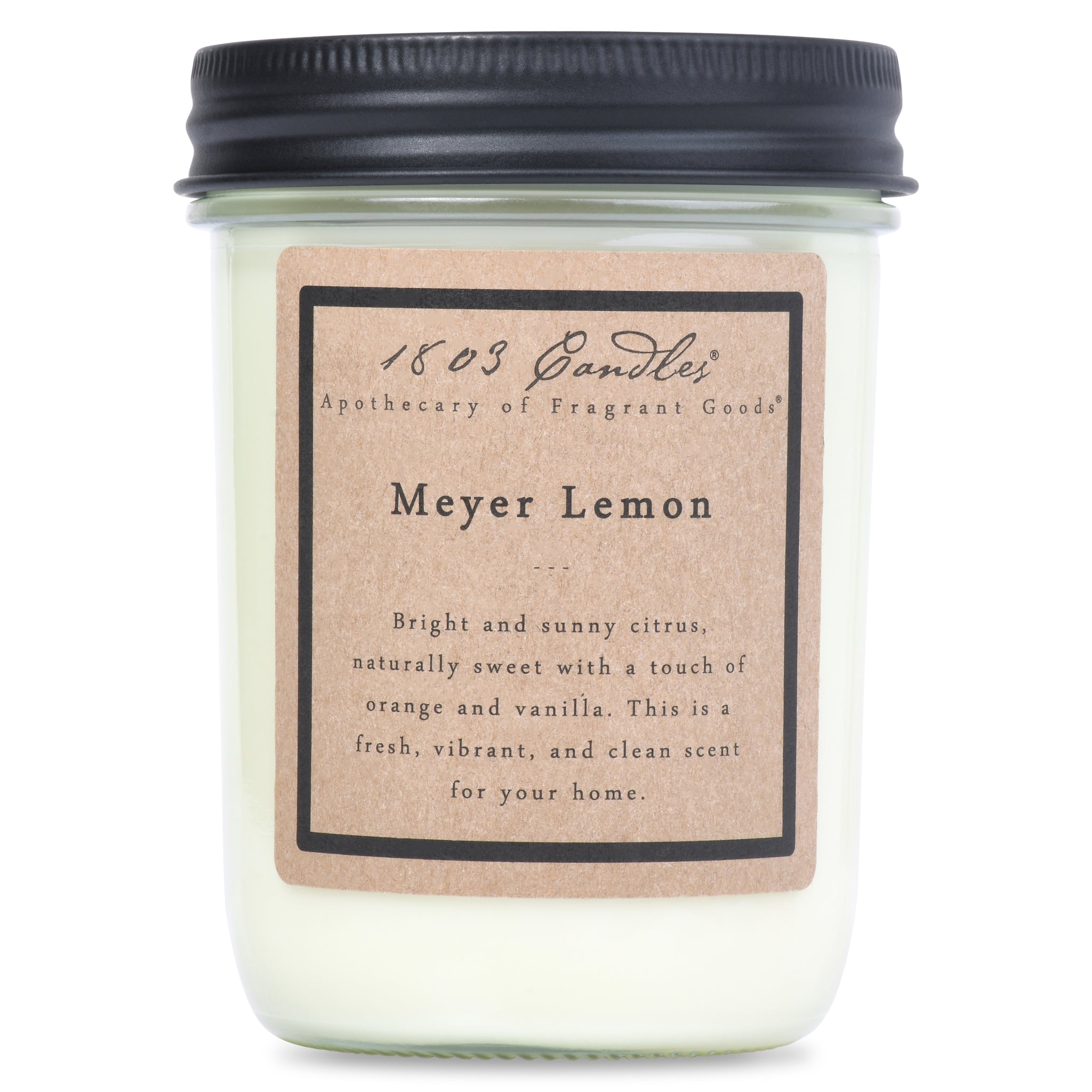 1803 Candle: Meyer Lemon