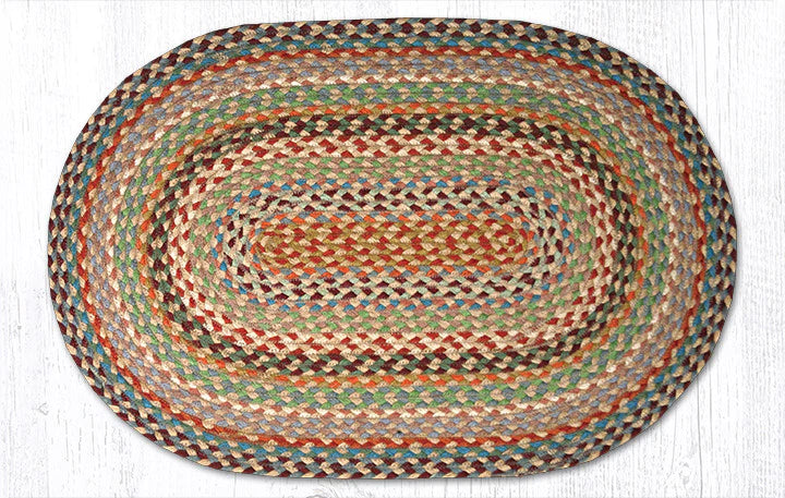 Braided Rug 5' X 8'  Multi 1