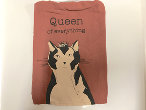 Queen Cat Dish Towel