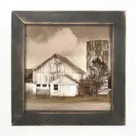Abandoned Barn Print - 14" x 14"