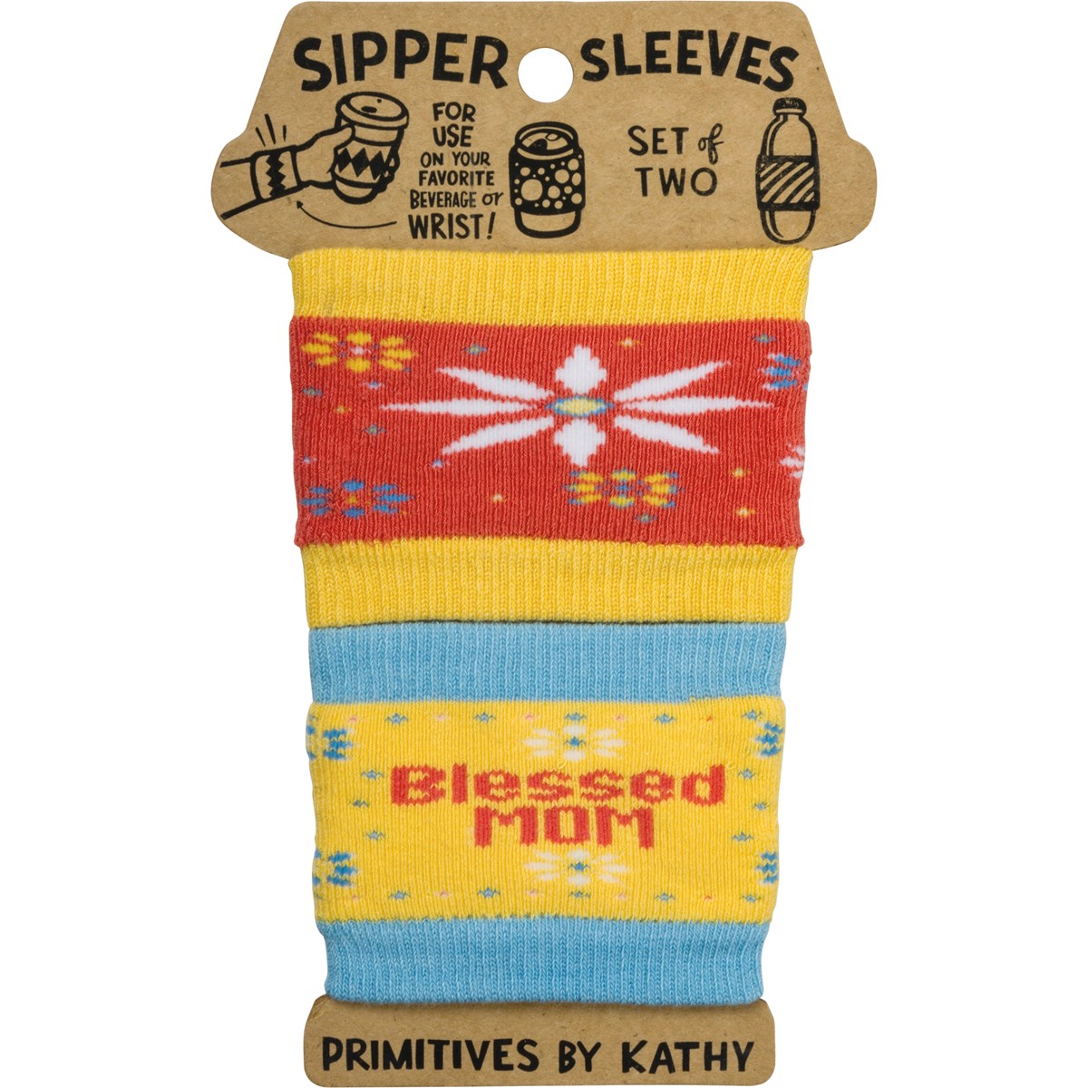 Sipper Sleeves - Blessed Mom