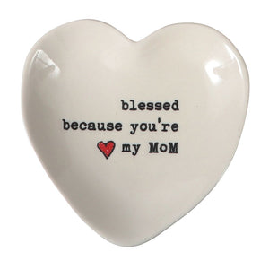 Mom Heart Trinket Dish