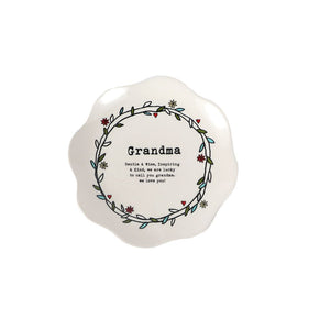 Happy Home Grandma Plate