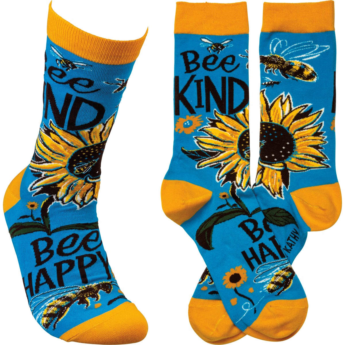 Socks - Bee Kind Bee Happy
