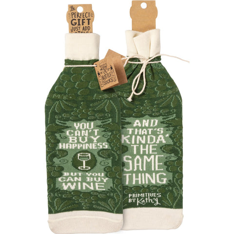 Bottle Sock - You Can't Buy Happiness