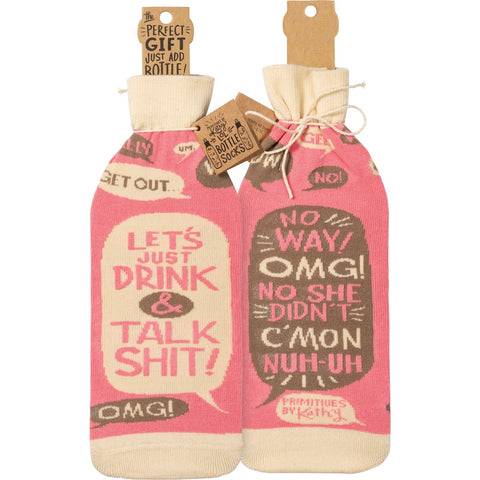 Bottle Sock - Let's Just Drink