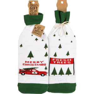 Bottle Sock - Truck & Tree