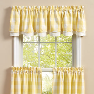 Wicklow Lined Layered Valance  16"