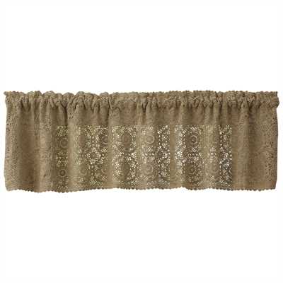 Lace Valance “Oatmeal”