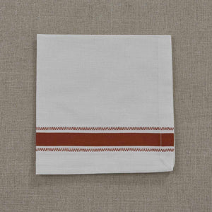 ZIG ZAG STRIPE NAPKIN - SIENNA