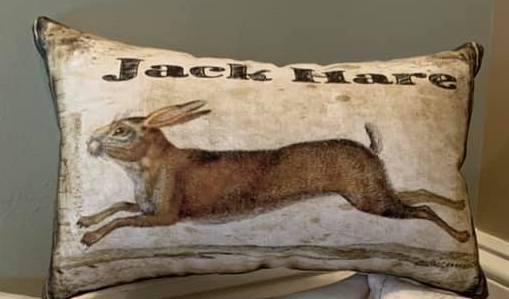 Jack Hare Pillow