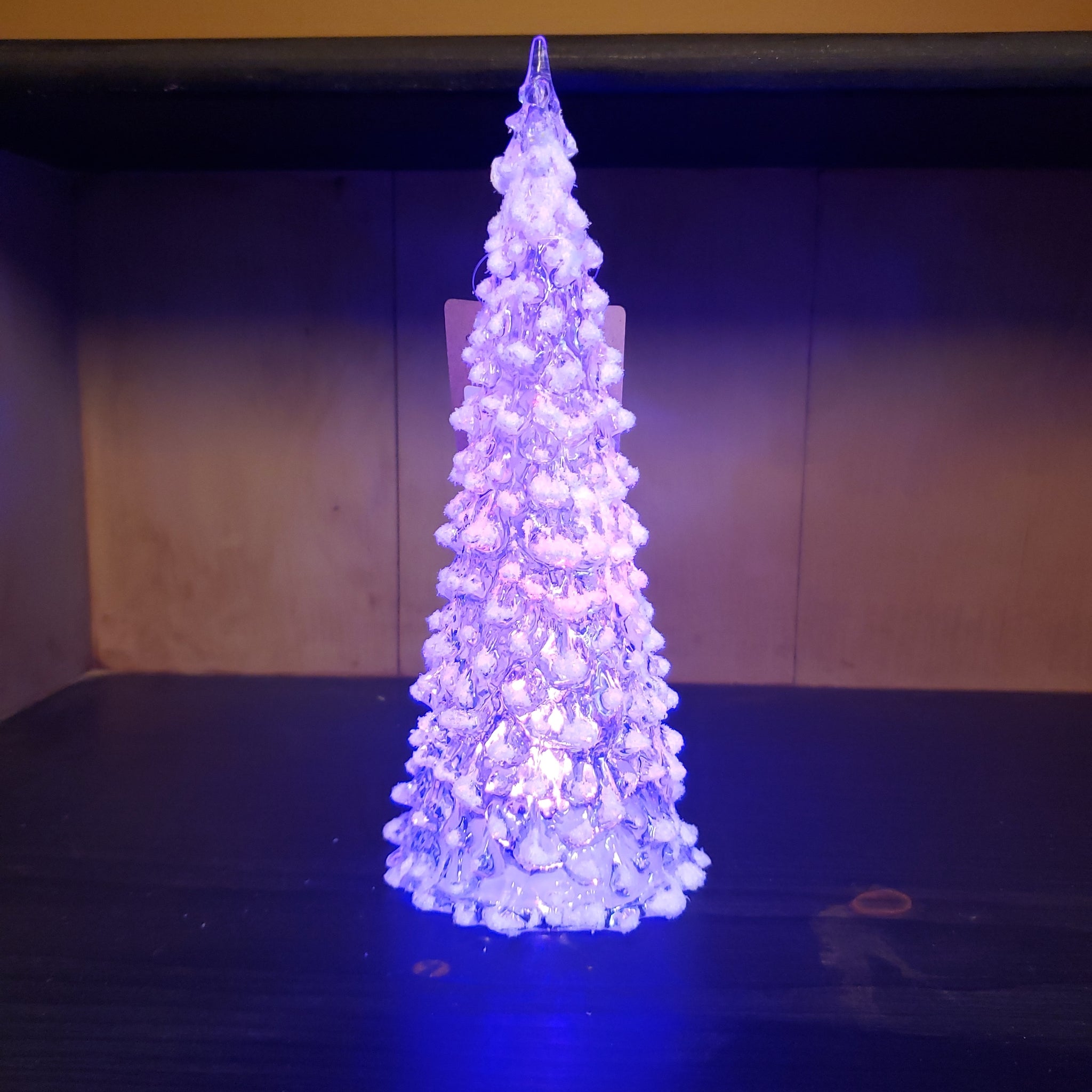 LED Christmas Tree With Snow - Medium