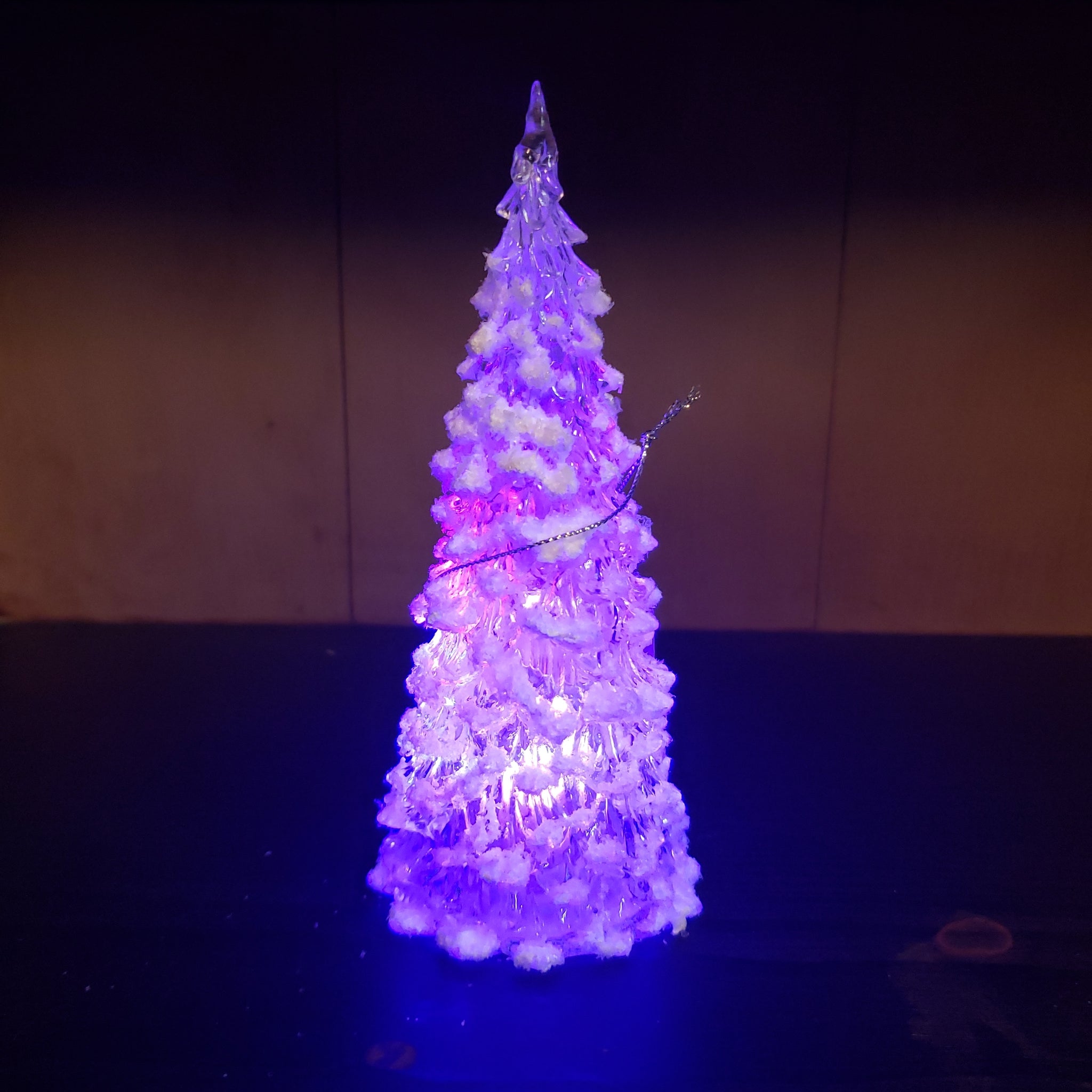 LED Christmas Tree With Snow - Small