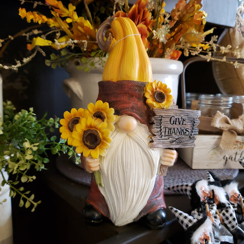 Pumpkin Hat Gnome