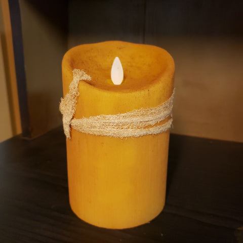 Hand Painted Luminara (Mustard)