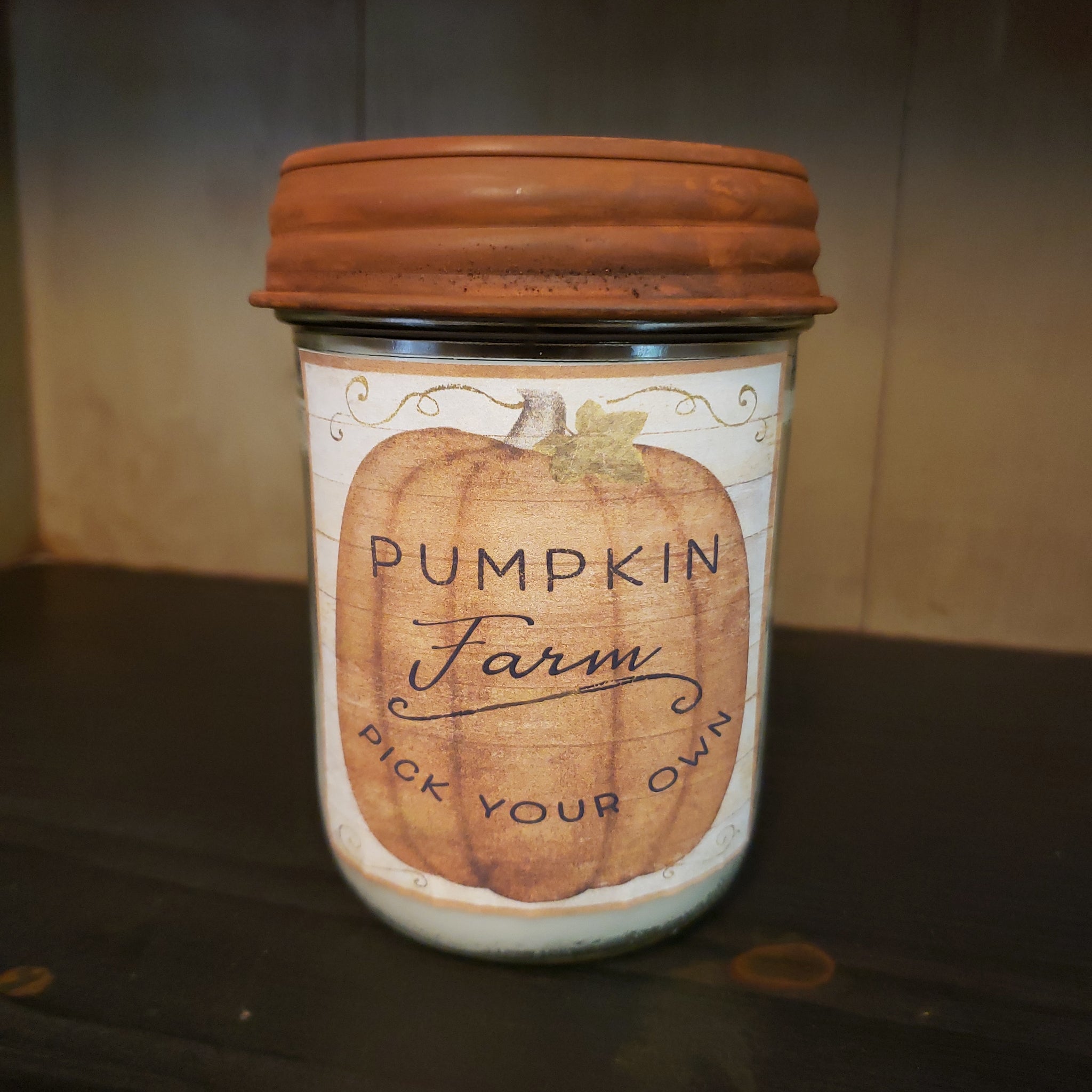 Graphic Primitive Candle (Pumpkin Farm)