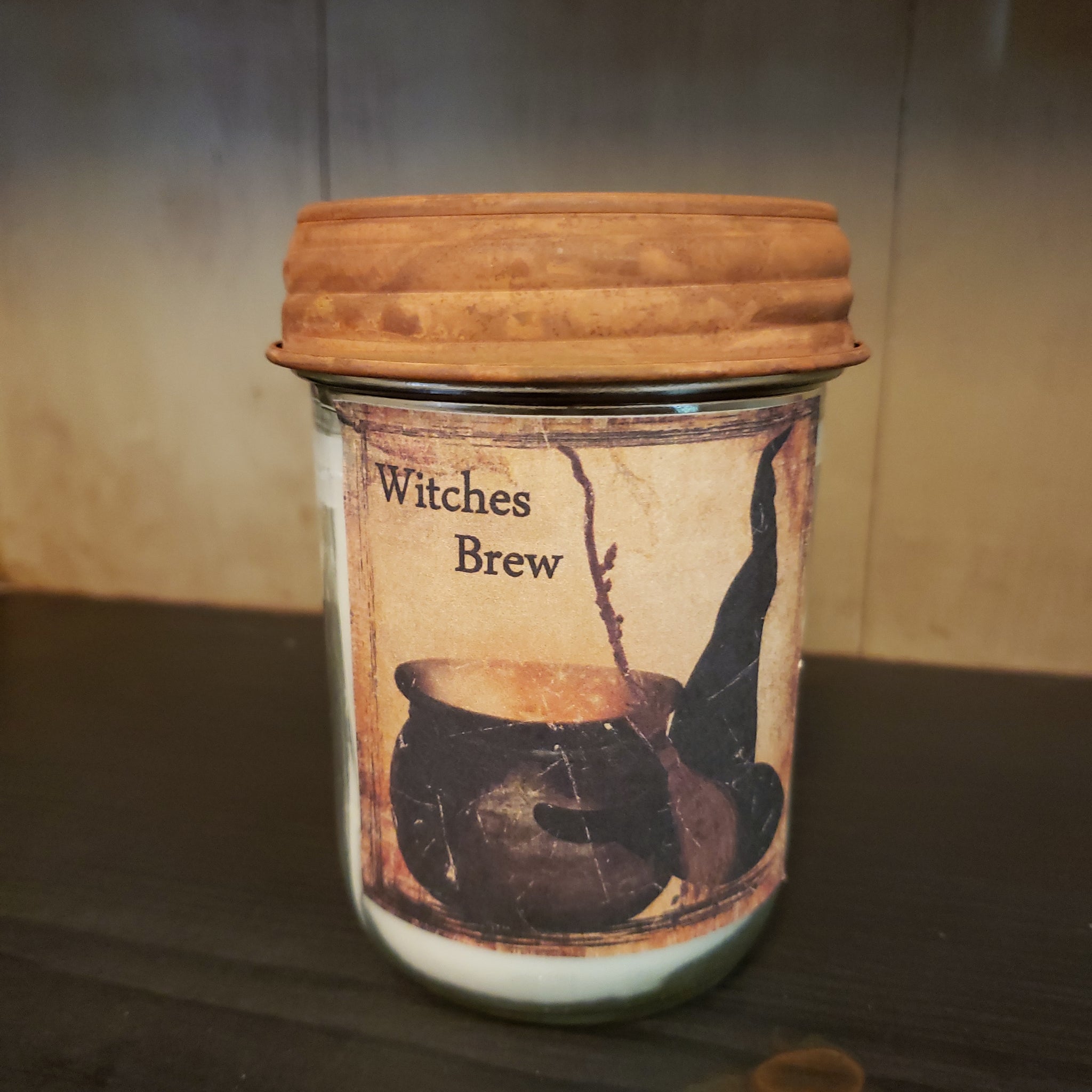 Graphic Primitive Candle (Witches Brew)