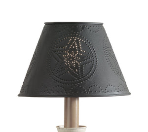 Metal Star Shade - 6" - Black