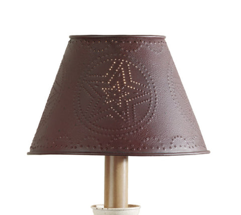Metal Star Shade - 12" Red