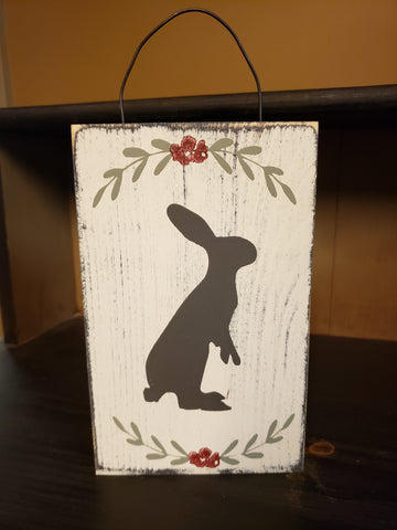 Bunny Hanging Sign