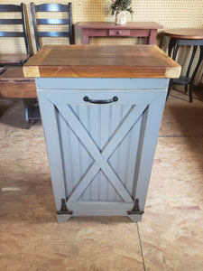 Farmhouse Trash Cabinet (NOT AVAILABLE FOR SHIPPING)