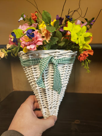 Hanging Basket With Flowers (Assorted)