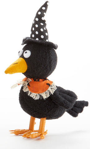 Freaky Standing Crow Witch Hat