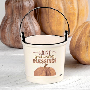 Count Your Many Blessings Ceramic Bucket