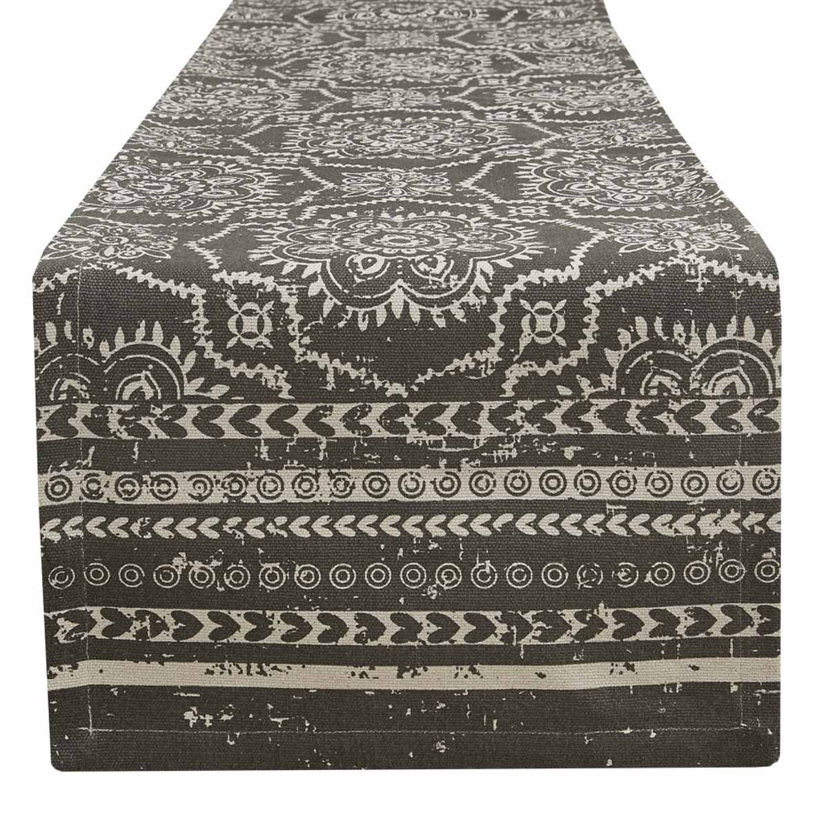 SAMORA TABLE RUNNER -SLATE