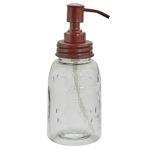 MASON JAR DISPENSER - RED