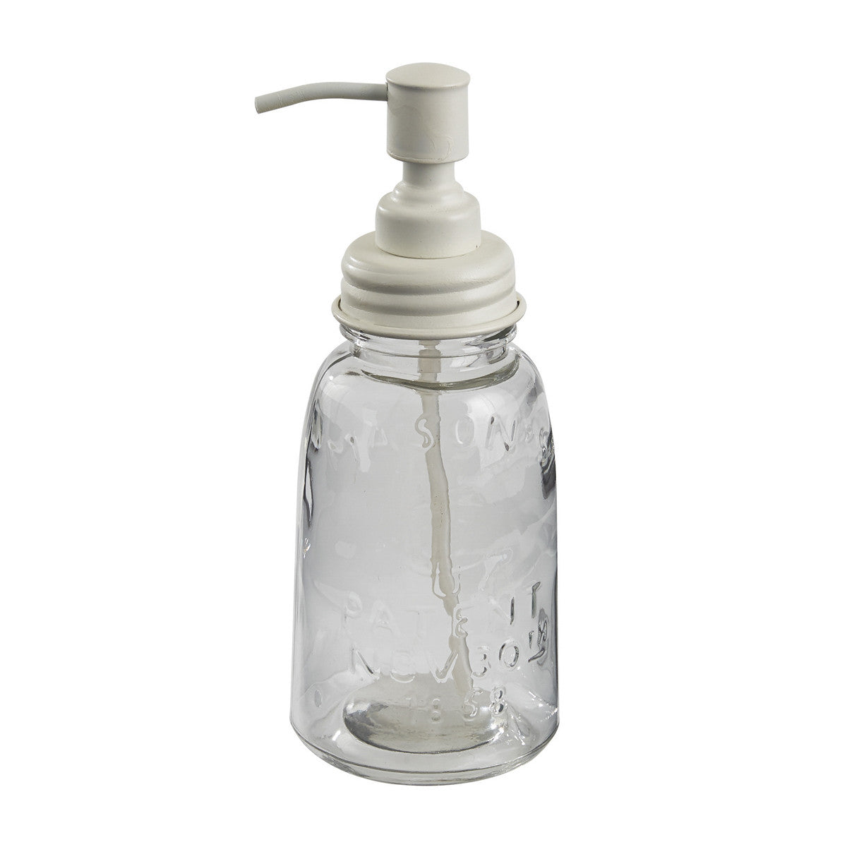MASON JAR DISPENSER WHITE